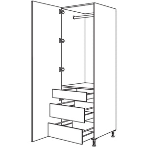 nobilia XL-Garderobenschrank HWGIAF60-2X 40287