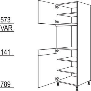 Nobilia XL-Geraete-Umbau Backofen GDO-2X 41705