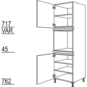 Nobilia XL-Geraete-Umbau Backofen NGO-3X 53320