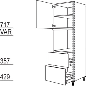 Nobilia XL-Geräte-Umbau Backofen NGSO2A-2X 45932