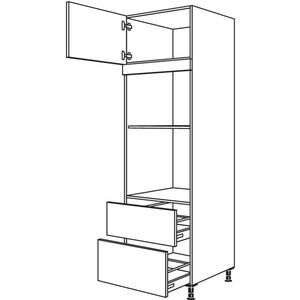 Nobilia XL-Geraete-Umbau Backofen und Dampfgarer - Kompaktgeraet GDKO2A-3X 52719