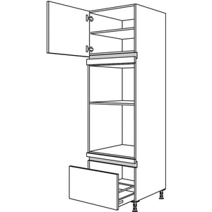 Nobilia XL-Geraete-Umbau Backofen und Dampfgarer - Kompaktgeraet NGODKA-3X 53323