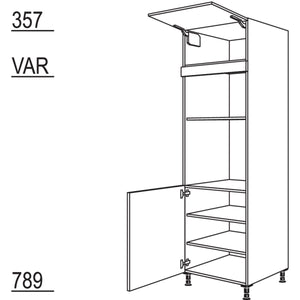 Nobilia XL-Geraete-Umbau Backofen und Mikrowelle GDMO-3X 52711