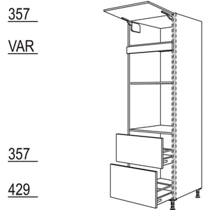 Nobilia XL-Geraete-Umbau Backofen und Mikrowelle NGSMO2A-3X 56935