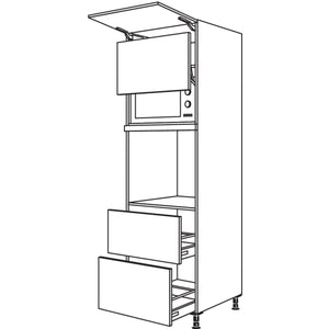 Nobilia XL-Geraete-Umbau Backofen und Mikrowelle mit Lifttuer GDLO2A-3X 51749