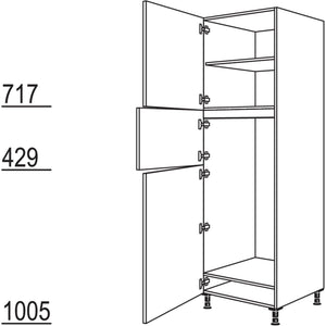 Nobilia XL-Geräte-Umbau Kühl- Gefrierautomat G123G-2X 42863