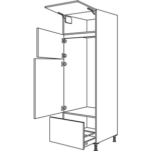 Nobilia XL-Geraete-Umbau Kuehl-Gefrierautomat GD123GA-2X 42865