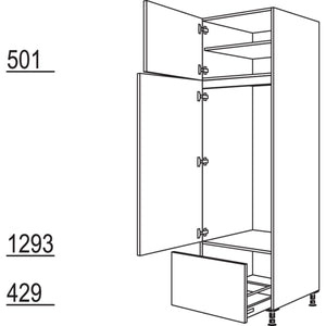 Nobilia XL-Geraete-Umbau Kuehlautomat GD123A-3X 53856
