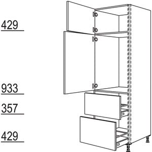Nobilia XL-Geräte-Umbau Kühlautomat NGS882A-2X 45971