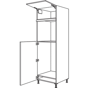 Nobilia XL-Geraete-Umbau Kuehlautomat und Backofen G103O-2X 42847