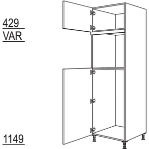 Nobilia XL-Geraete-Umbau Kuehlautomat und Backofen G103O-3X 53847