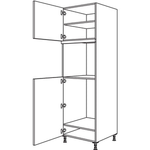 Nobilia XL-Geraete-Umbau Kuehlautomat und Backofen G88O-3X 53828