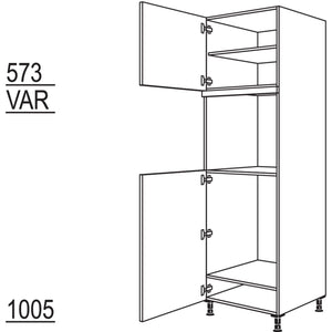 Nobilia XL-Geraete-Umbau Kuehlautomat und Backofen G88O-3X 53828