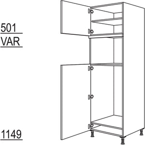 Nobilia XL-Geräte-Umbau Kühlautomat und Dampfgarer - Kompaktgerät G103DK-2X 42846