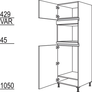 Nobilia XL-Geraete-Umbau Kuehlautomat und Dampfgarer - Kompaktgeraet NG88DK-2X 42333