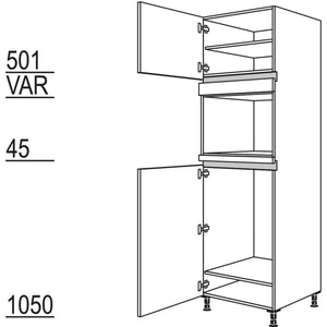 Nobilia XL-Geraete-Umbau Kuehlautomat und Dampfgarer - Kompaktgeraet NG88DK-3X 51333