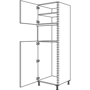Nobilia XL-Geraete-Umbau Kuehlautomat und Dampfgarer - Kompaktgeraet NGS103DK-3X 56978