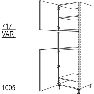Nobilia XL-Geraete-Umbau Kuehlautomat und Mikrowelle - Dampfgarer - NGSMDK88-3X 56973