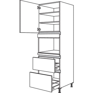 Nobilia XL-Geraete-Umbau Mikrowelle NGM2A-2X 43324