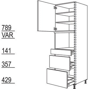 Nobilia XL-Geraete-Umbau fuer Dampfgarer - Kompaktgeraet NGSDKS2A-3X 56938