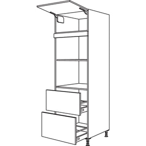 Nobilia XL-Geraete-Umbau fuer Mikrowelle und Dampfgarer - Kompaktgeraet GDMDK2A-1X 32741