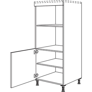 Nobilia XL-Geraete-Umbau fuer Mikrowelle und Dampfgarer - Kompaktgeraet GMDK-X 33735