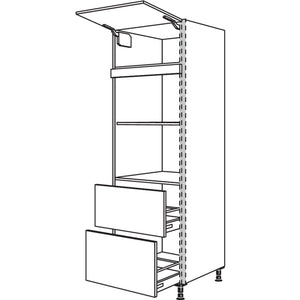 Nobilia XL-Geraete-Umbau fuer Mikrowelle und Dampfgarer - Kompaktgeraet NGSMDK2A-1X 34937