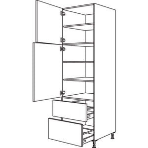 Nobilia XL-Geschirr-- Vorratsschrank H2A30-3X 53217