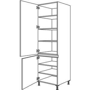 Nobilia XL-Geschirr-- Vorratsschrank NH40-3X 53304