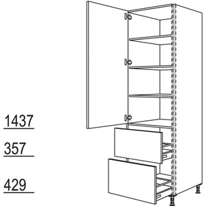 Nobilia XL-Geschirr-- Vorratsschrank NHS2A40-3X 56907