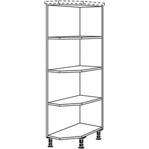 Nobilia XL-Highboard Abschlussregal HRA-X 24731