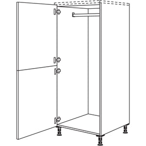 Nobilia XL-Highboard Garderobenschrank HDWG40-X 278
