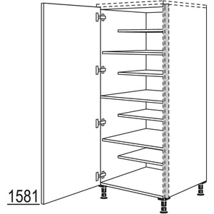 nobilia XL-Highboard Schuhschrank NHSWSF60-X 68708