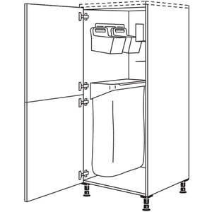 Nobilia XL-Highboard mit Ordnungssystem Laundry-Area HDOS60-X 37577