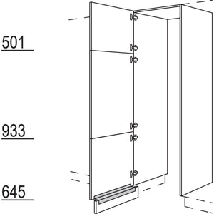 Nobilia XL-Hochschrank-Durchgangstuer HWDT60-1X 56631