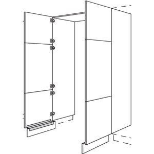 Nobilia XL-Hochschrank-Durchgangstuer HWDT100-2X 56653