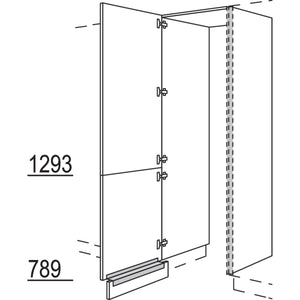 nobilia XL-Hochschrank-Durchgangstuer NHSWDT60-1X 20820