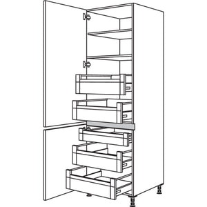 Nobilia XL-Hochschrank NHI50-2X 43315