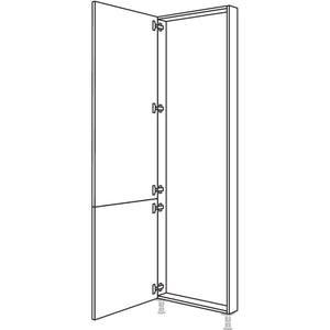 Nobilia XL-Hochschrank-Rahmenteil HRTD30-3X 52857