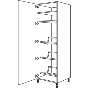 nobilia XL-Hochschrank fuer Getraenkekisten HGTKF60-1X 32240