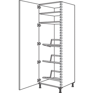 nobilia XL-Hochschrank fuer Getraenkekisten NHSGTKF60-1X 30318