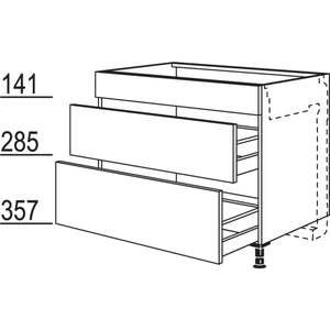 nobilia XL-Kochstellenschrank fuer Kochfeldabzug KM2A60-X 33373