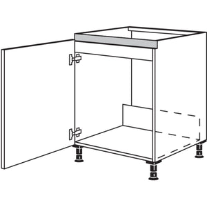 Nobilia XL-Spuelenschrank NSPU60-X 56206