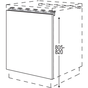 Nobilia XL-Tuerfront fuer vollintegrierte Kuehlgeraete und Waschautomaten NKWSB60-X 54865