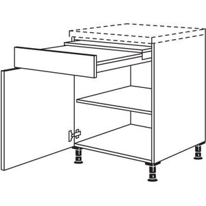 Nobilia XL-Unterschrank Ausziehtisch UT60-X 37122