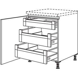 Nobilia XL-Unterschrank NUI2AI45-X 57015