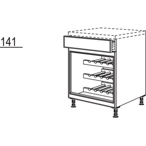Nobilia XL-Unterschrank-Weinregal Landhaus URWF50-X 37793