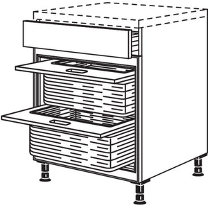 Nobilia XL-Unterschrankregal Landhaus USWK60-X 37043