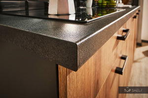 Pino Küche Evoke Eiche & Grafit 260 cm Detail Arbeitsplatte top-shelf.de-