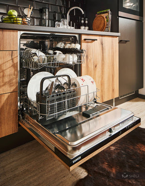 Pino Küche Evoke Eiche & Grafit 260 cm Detail Geschirrspüler top-shelf.de-